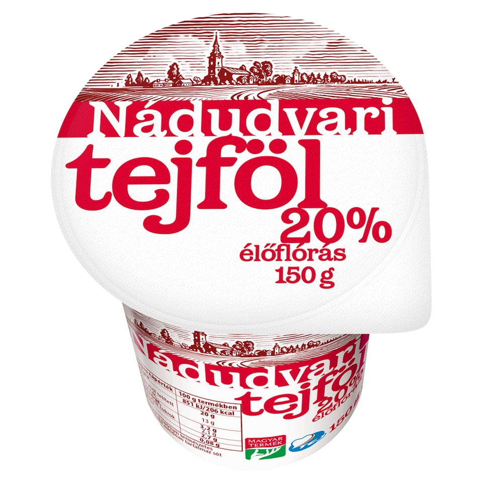 Nádudvari Sour Cream with Live Culture 20% 150 g