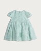 image 2 of F&F Baby Floral Lace Bow Detail Dress in Blue
