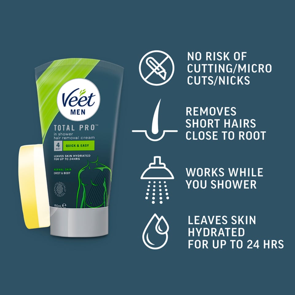image 1 of Veet Men In Shower Hair Removal Cream 150Ml