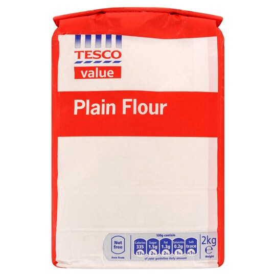 Tesco Everyday Value Plain Flour 2Kg Tesco Groceries