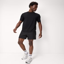 F&F Active ULTRARUN Cotton Rich T-Shirt in Black