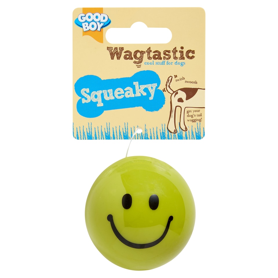 image 1 of Wagtastic Face Balls Dog Toys