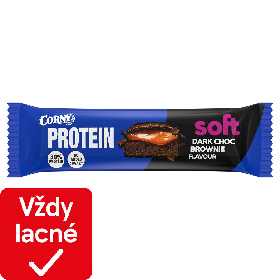 obrázok 1 z CORNY SOFT proteínová tyčinka horká čokoláda-brownie 45 g