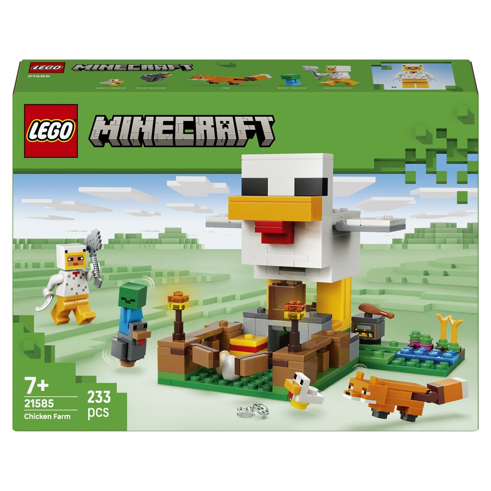 Obrázek 1 pro produkt LEGO Minecraft 21585 Slepičí farma