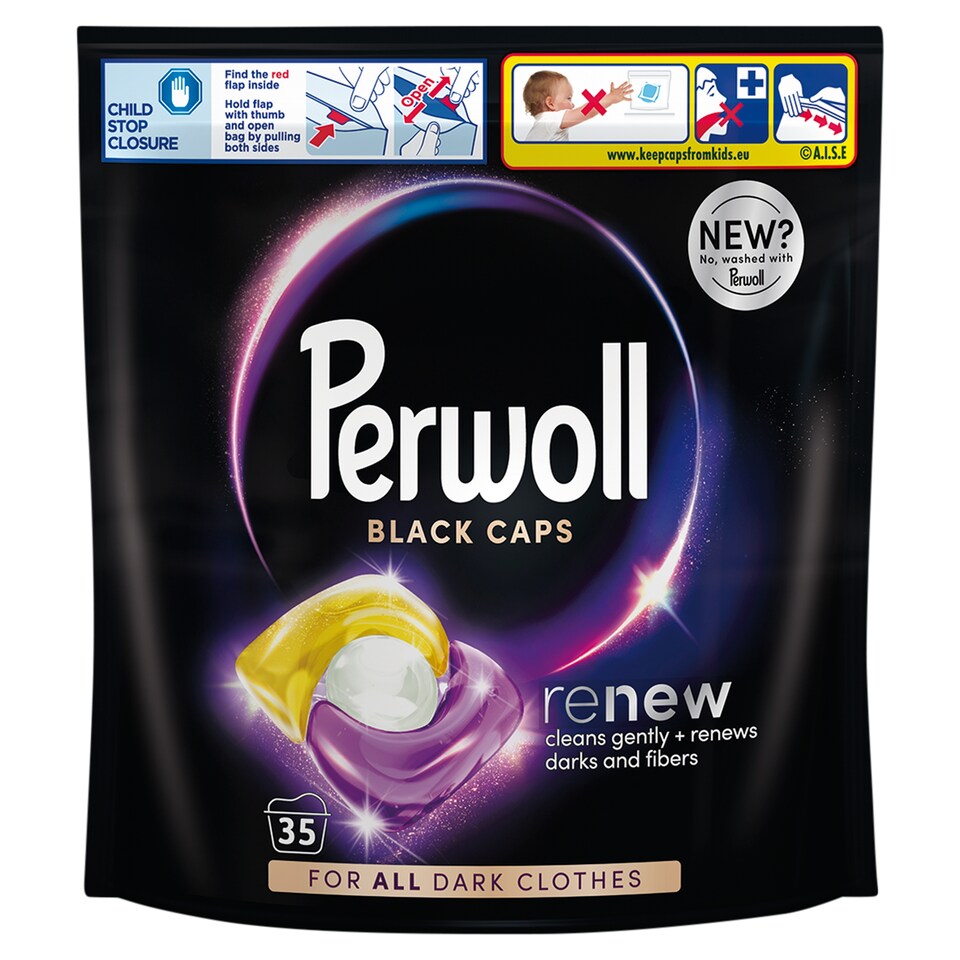image 1 of Perwoll Black pracie kapsuly 35 praní, 472,5 g