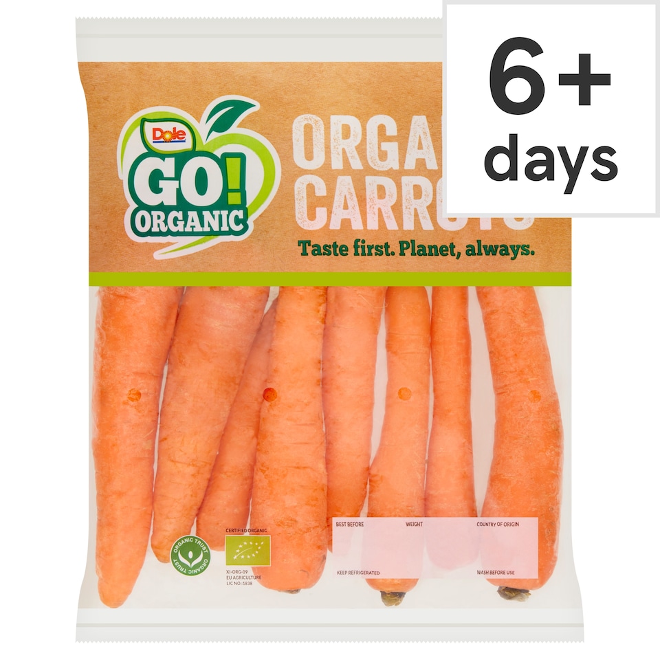 Dole Go Organic Carrots 700g