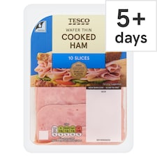 Tesco British Wafer Thin Cooked Ham Slices 120g