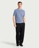 image 1 of F&F Pure Cotton Knitted Polo Shirt in Blue