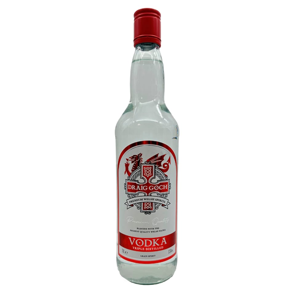 Draig Goch Welsh Vodka 70cl