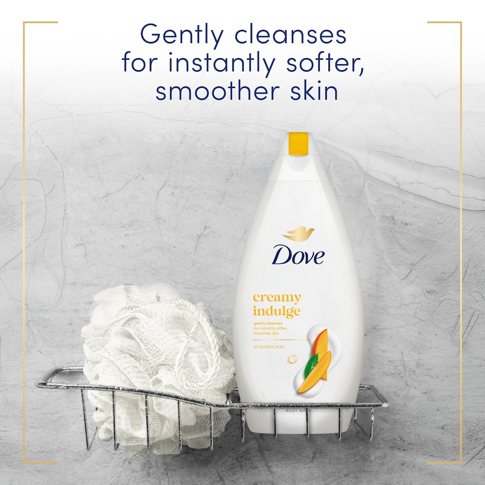 image 1 of Dove Creamy Indulge Body Wash Shower Gel 450 ml