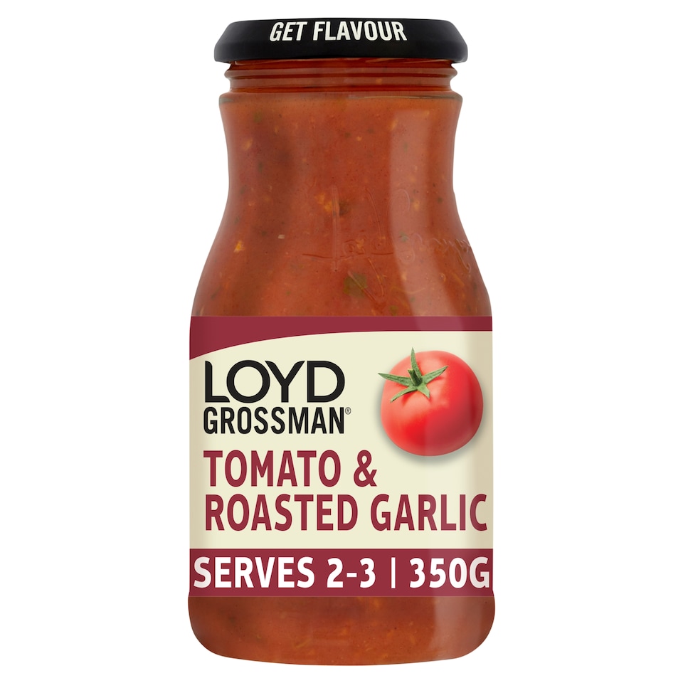 Loyd Grossman Tomato Roasted Garlic Pasta Sauce 350G