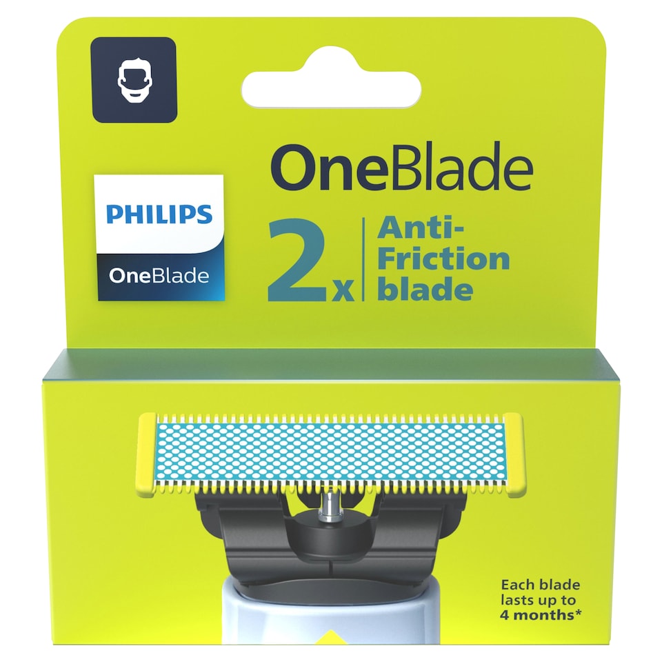 Philips OneBlade Anti-friction Blade 2 Pack- QP225/50