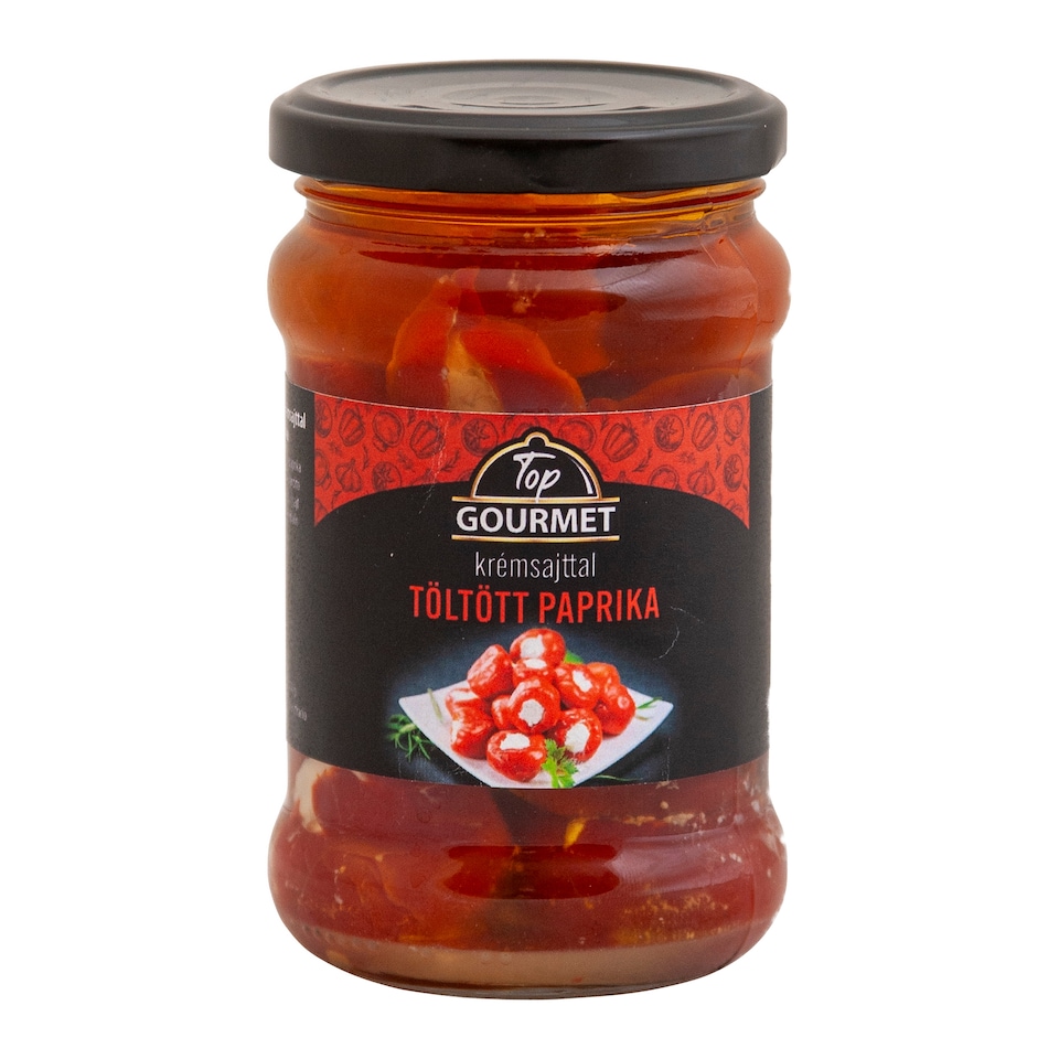 TOP GOURMET sajttal töltött Cseresznyepaprika 280 g