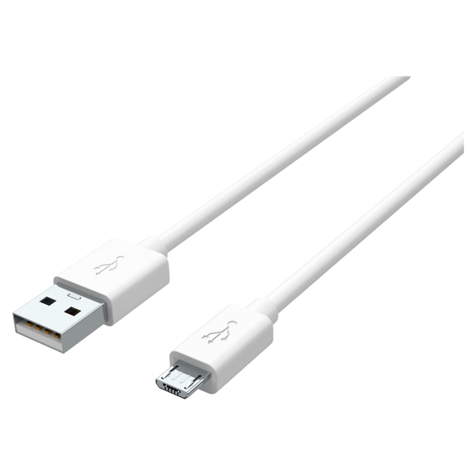 Tesco 1m Micro USB Cable White