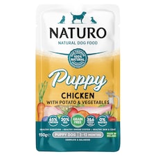 Naturo Puppy Food Grain Free Chicken with Potato & Vegetables 150g