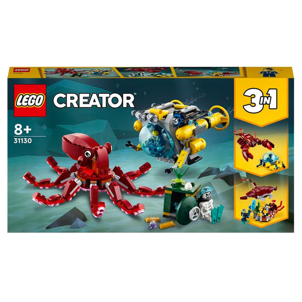 LEGO® Creator 3 v 1 31130 Elsüllyedt kincs küldetés 1. kép