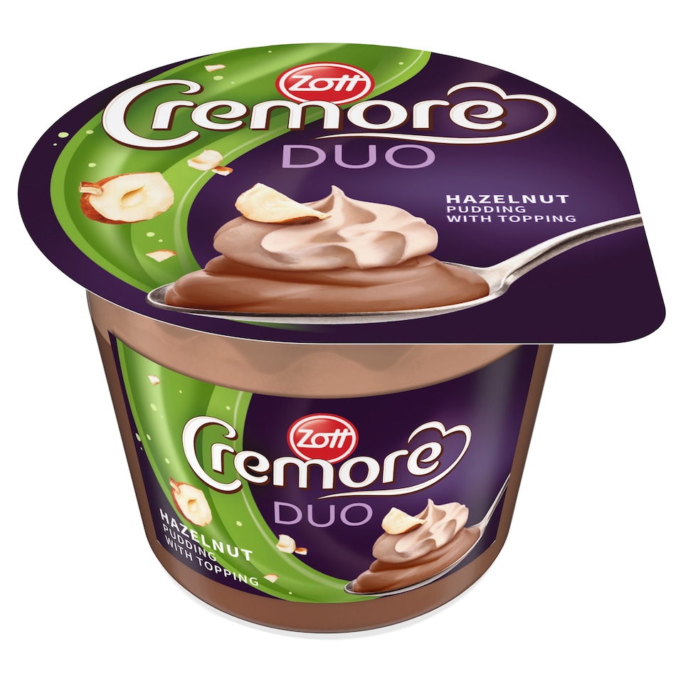 Zott Cremore Duo tejes-mogyorós desszert mogyoró ízű habbal 190 g