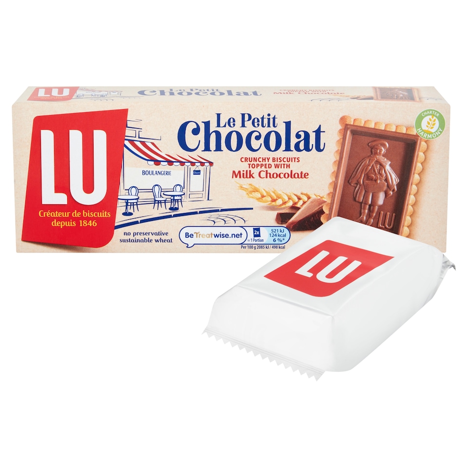 image 1 of LU Le Petit Chocolat Chocolate Biscuits 150G