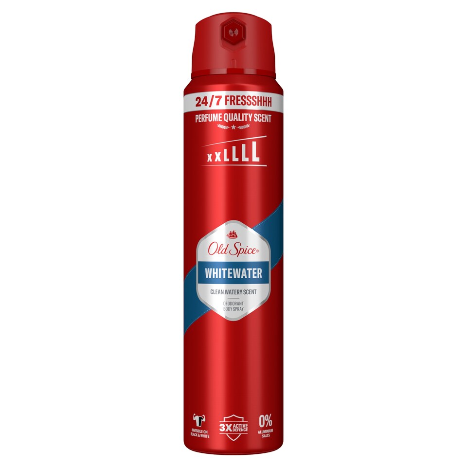 obrázok 1 z Old Spice Whitewater Telový Sprejový Dezodorant Pre Mužov 250ml