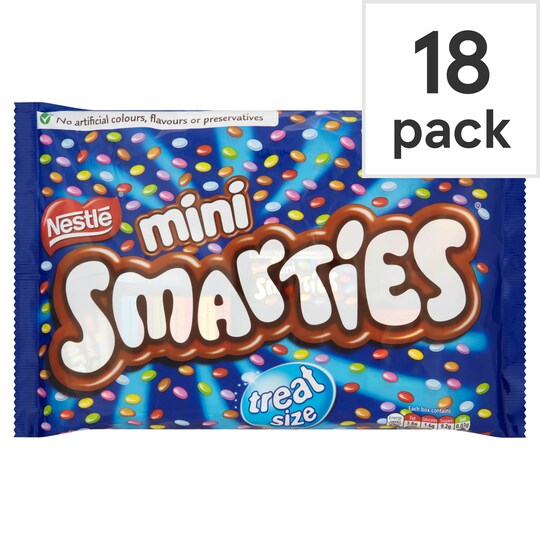 image 1 of Smarties Minis 18 Pack 260g