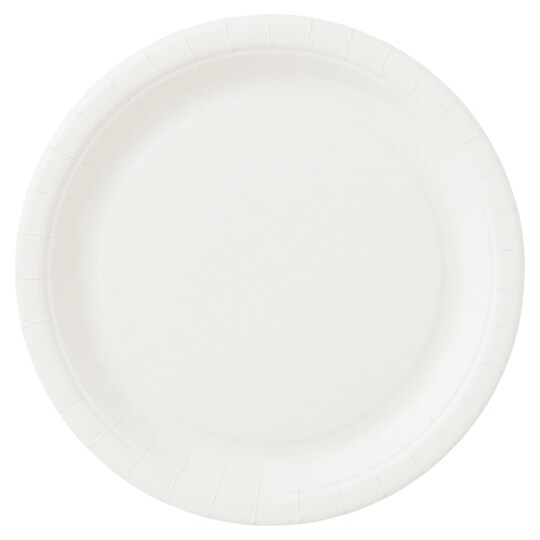 Tesco Extra Strength Paper Plates 22Cm 25Pk Tesco Groceries