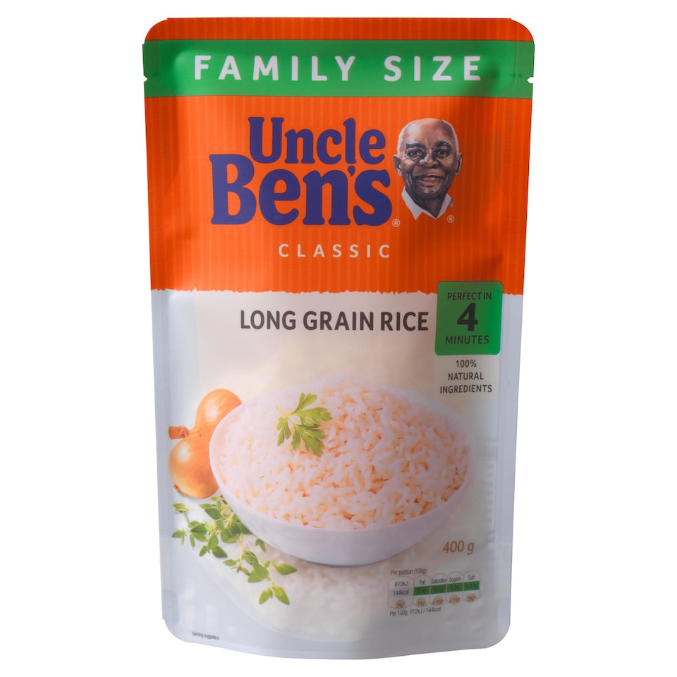 UNCLE BENS EXPRESS LONG GRAIN RICE 400G