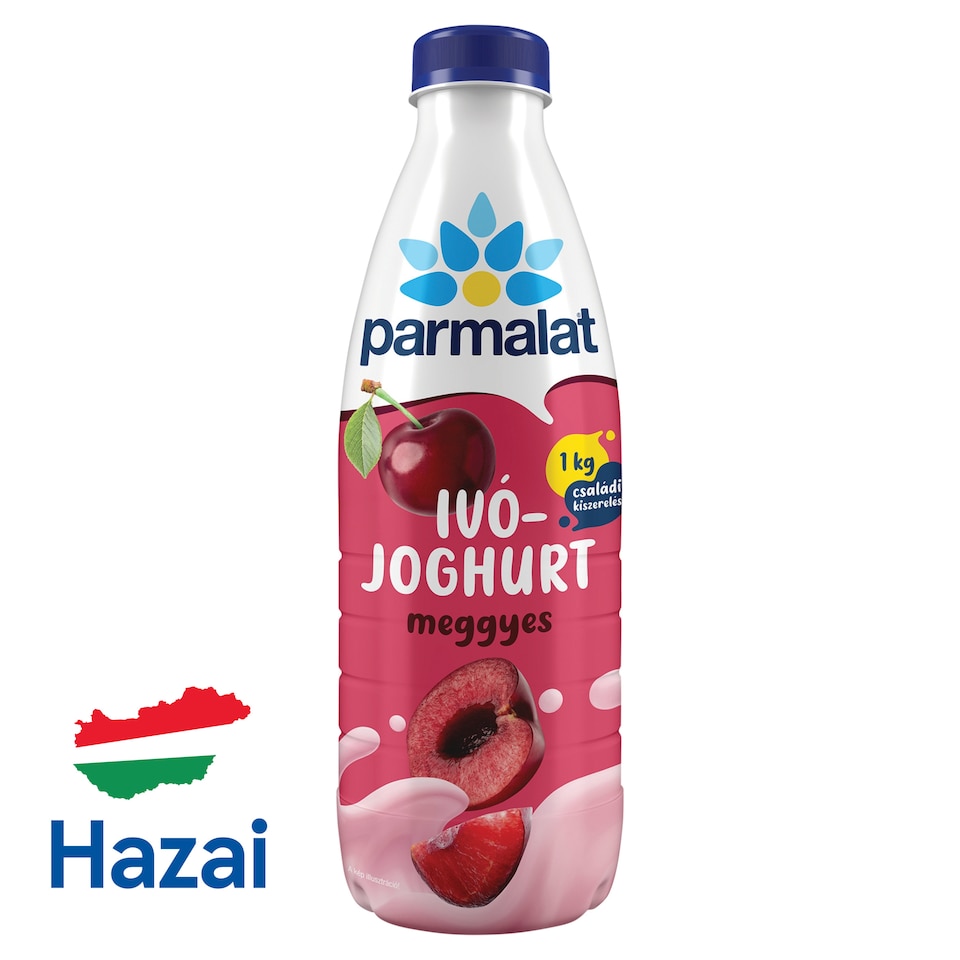 Parmalat Low-Fat Sour Cherry Yogurt Drink 1 kg