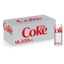 Diet Coke Soft Drink 18 X 330Ml