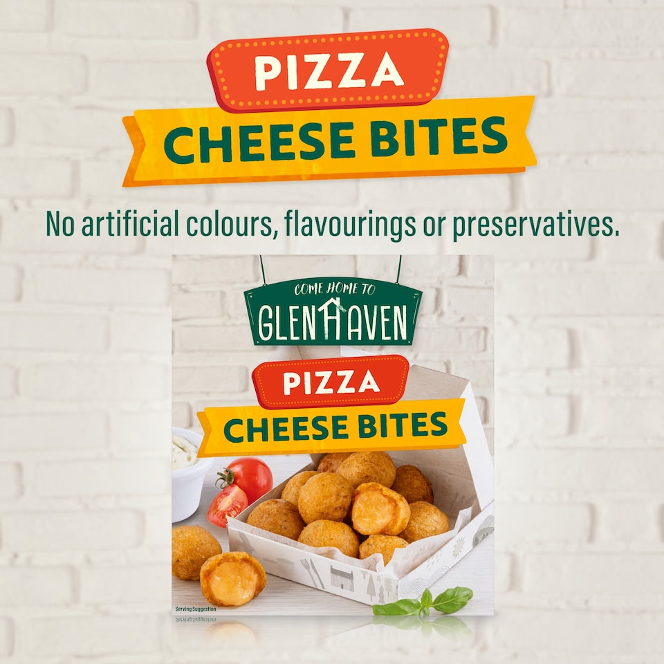 image 1 of Glenhaven Pizza Cheese Bites 200g