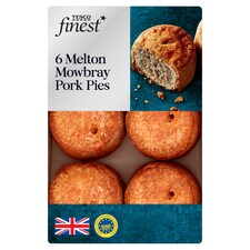 Tesco Finest 6 Mini Melton Mowbray Pork Pies 300G