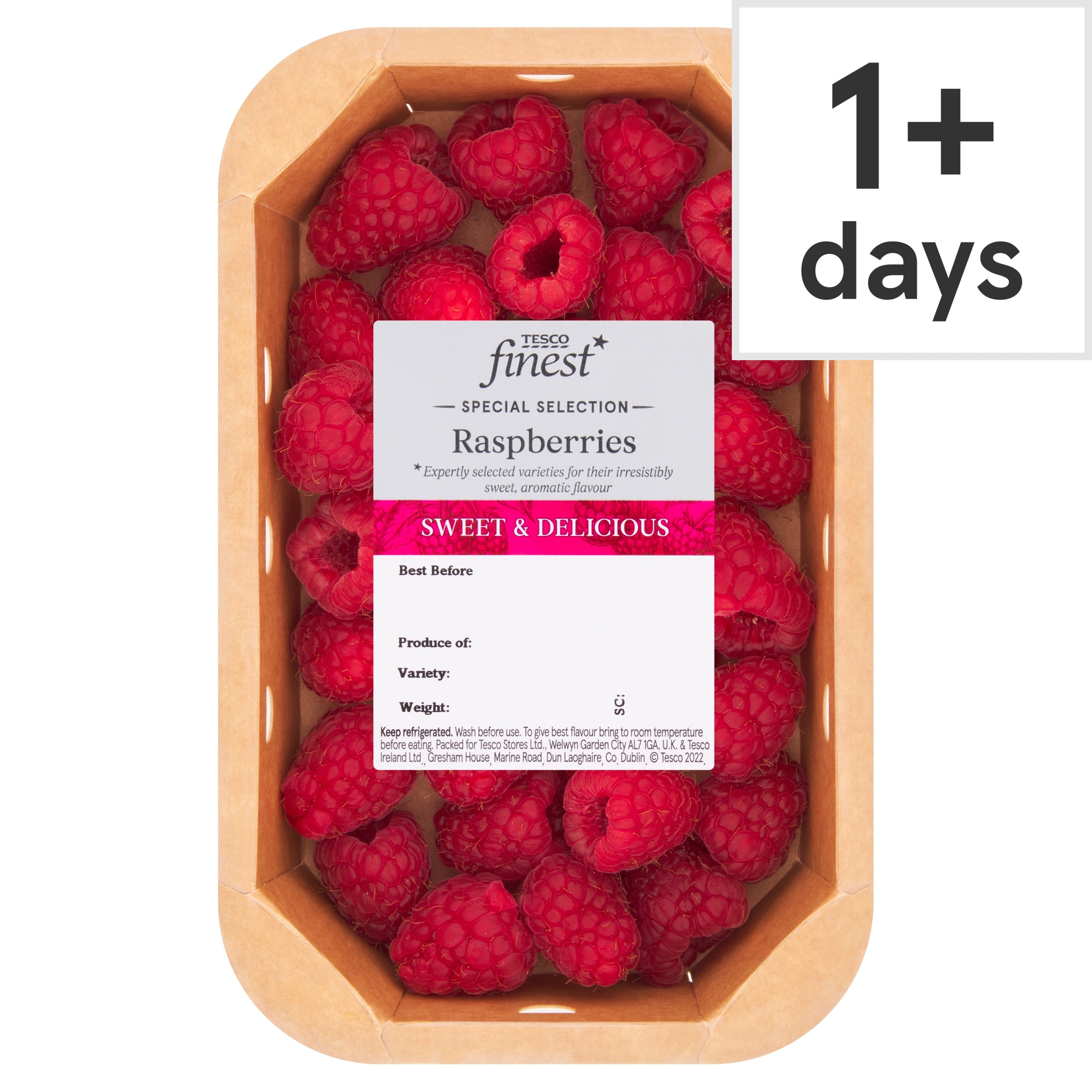 Tesco Finest Raspberries 150G