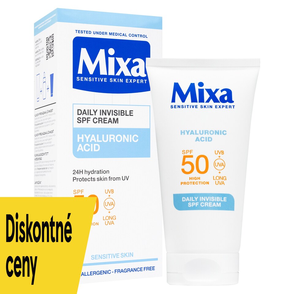 MIXA neviditel´ný denní krém SPF 50 , 50 ml