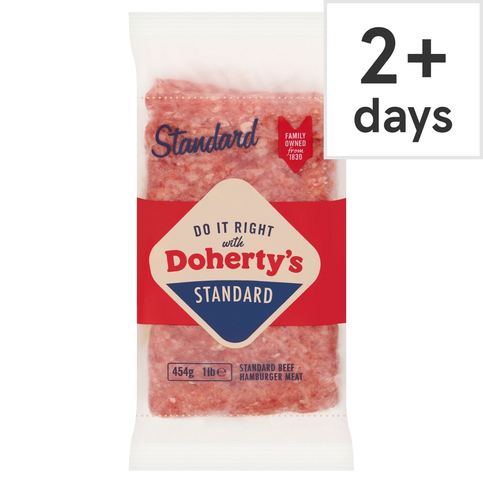 Dohertys Standard Ham Burger Meat 454G