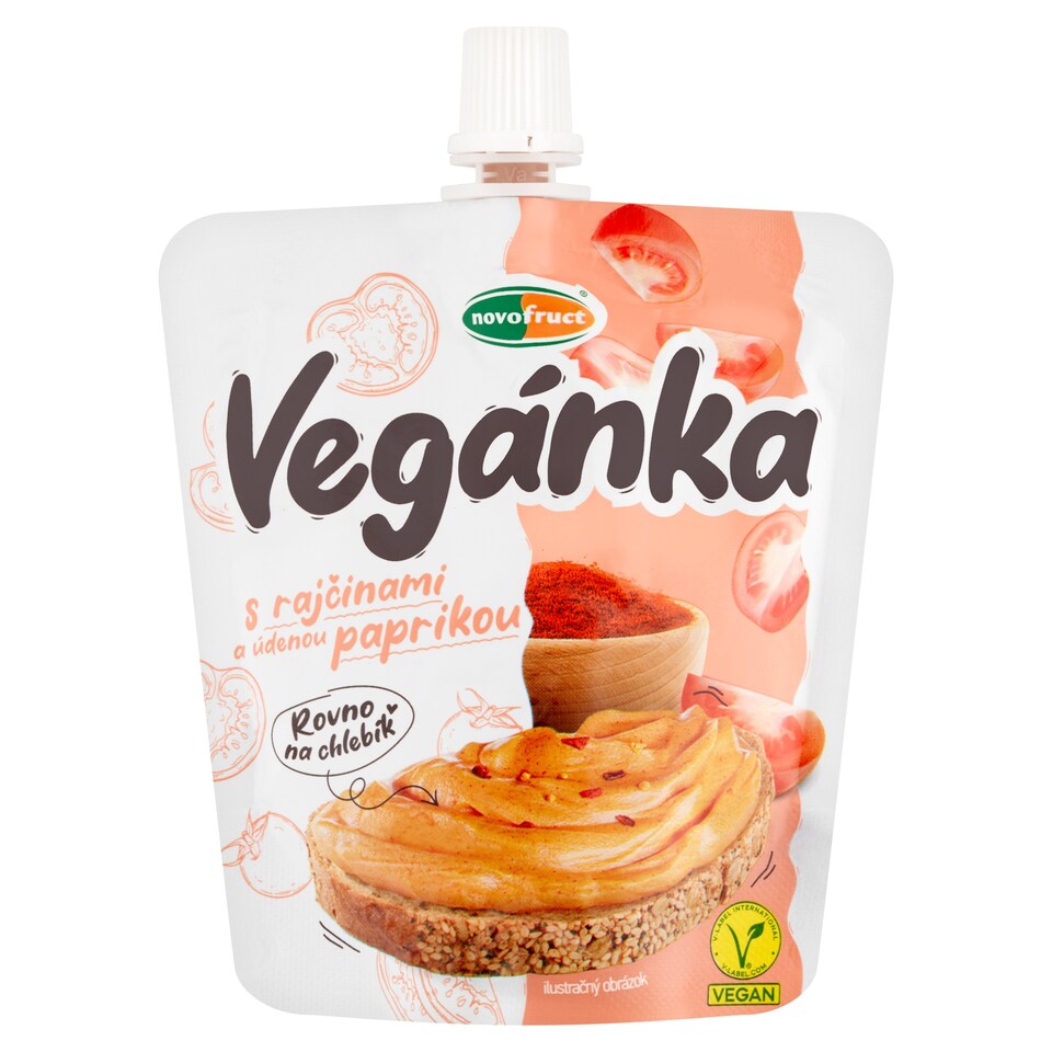 Novofruct Vegánka Bean Cream with Tomatoes and Smoked Paprika 90 g
