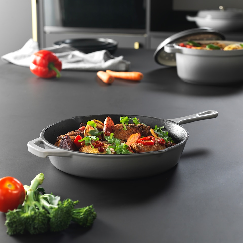 image 1 of Salter Cast Iron Frypan 26Cm