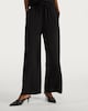 image 3 of F&F Wide Leg Drawstring Trousers in Black