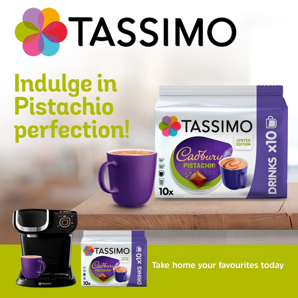 image 1 of Tassimo Cadbury Pistachio Limited Edition 150g
