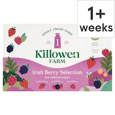 Killowen Farm Whole Milk Yogurts Berry Selection 6X125g