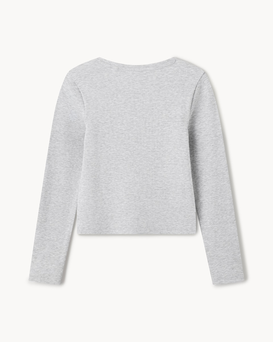 image 1 of F&F Girls 3-Pack Cotton Rich Ribbed Tops in Multi