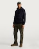 image 2 of F&F Regular Fit Cotton Rich Drawstring Hoodie in Navy