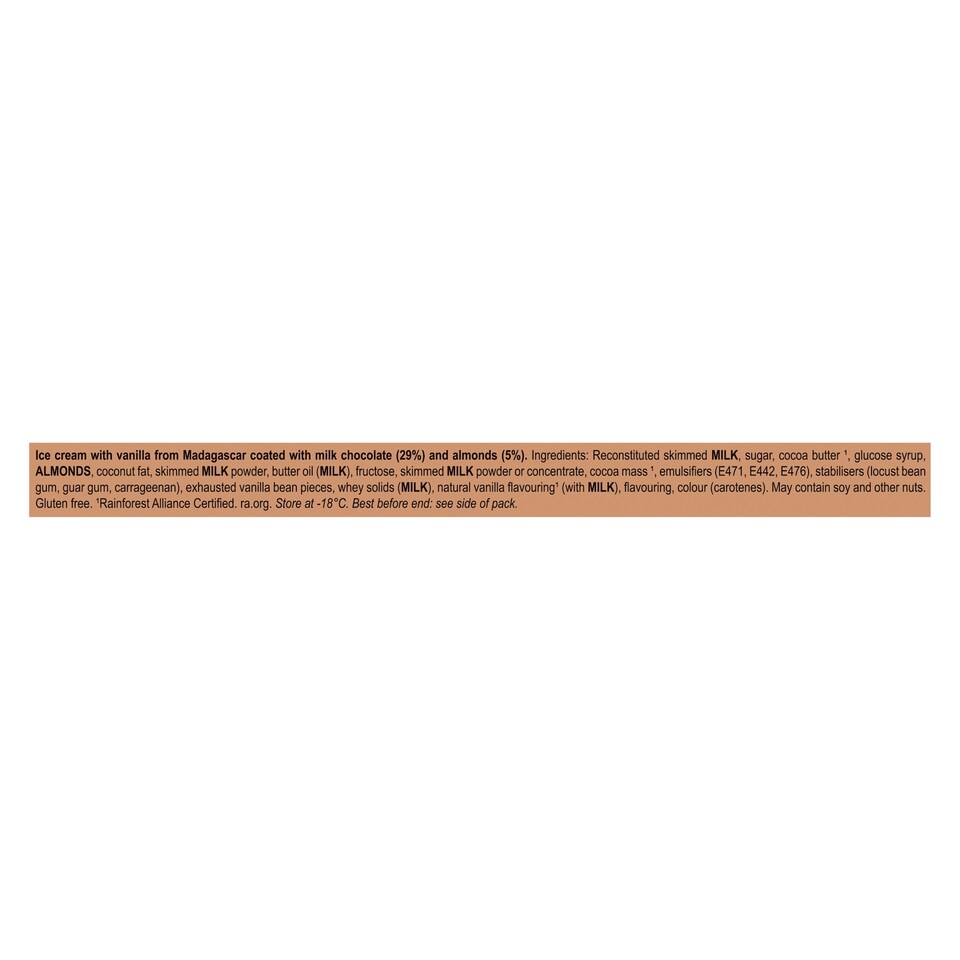 image 1 of MAGNUM ALMOND ICE CREAM STICKS 4 X 100ML