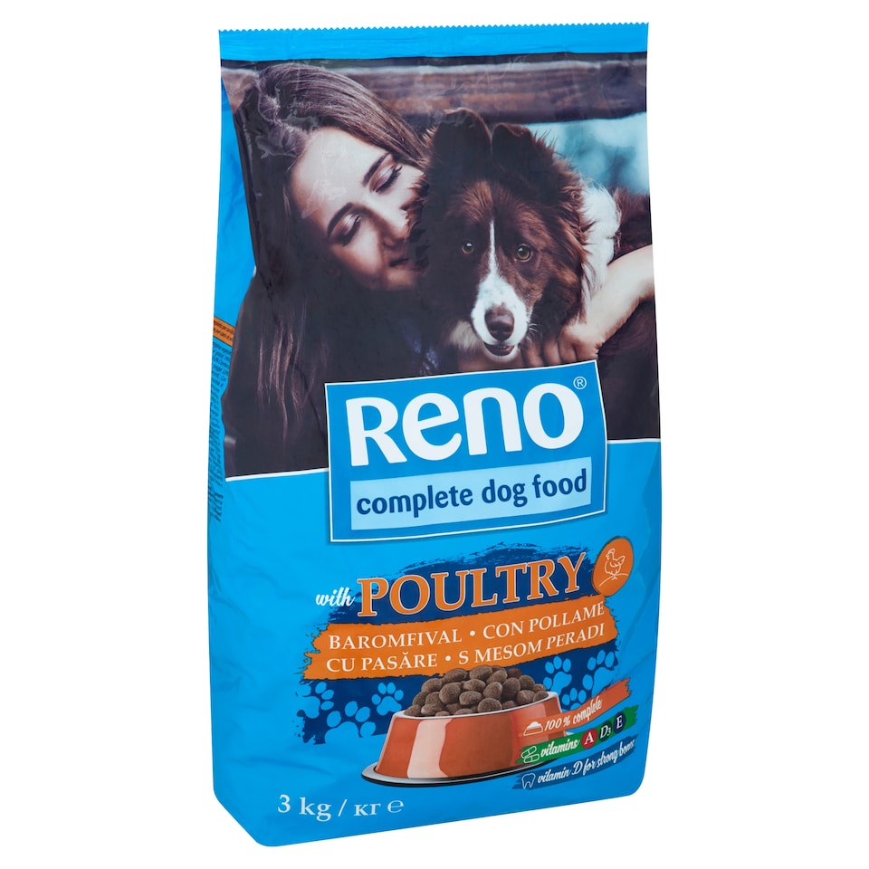 Reno teljes értékű állateledel felnőtt kutyák számára baromfival 3 kg