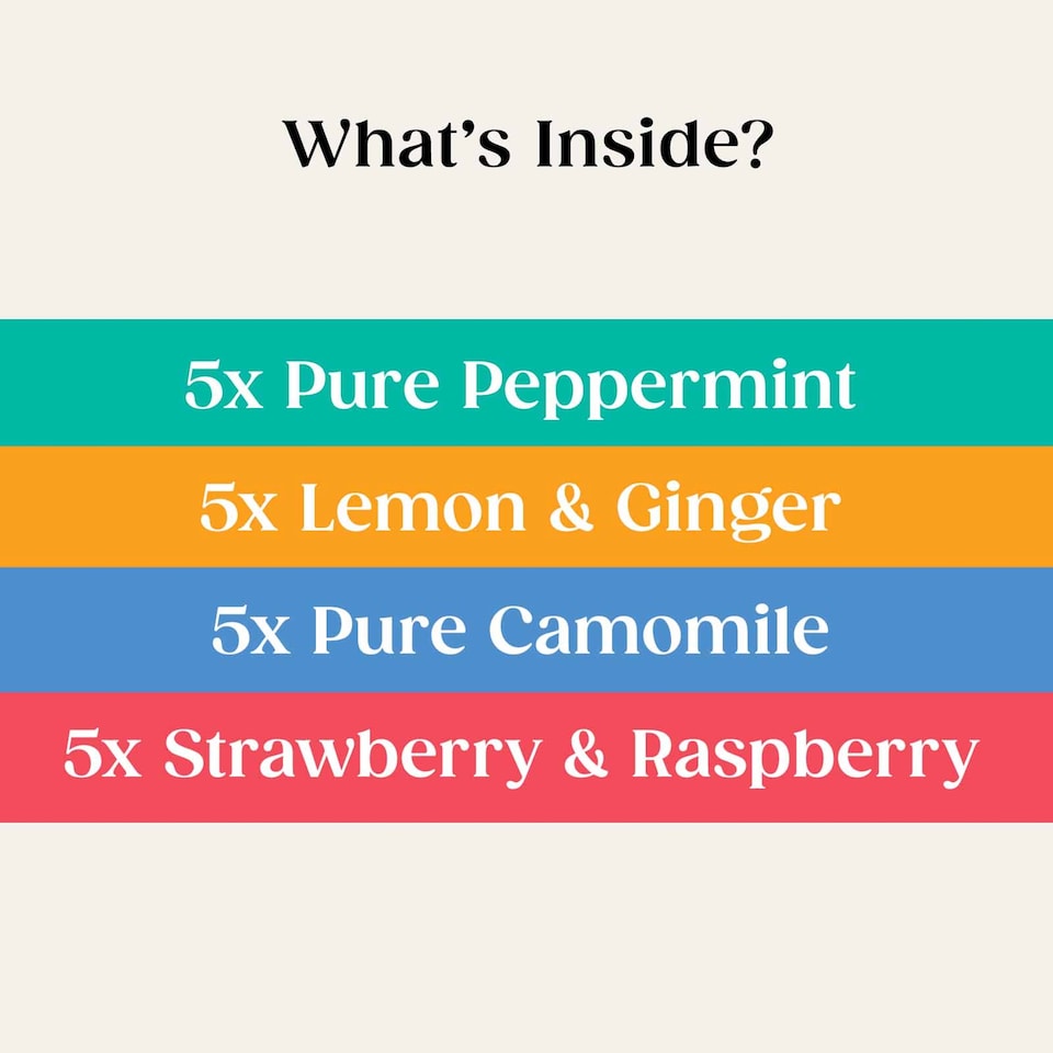 image 1 of TWININGS FRUIT & HERBAL COLLECTION 20 TEABAGS 35G