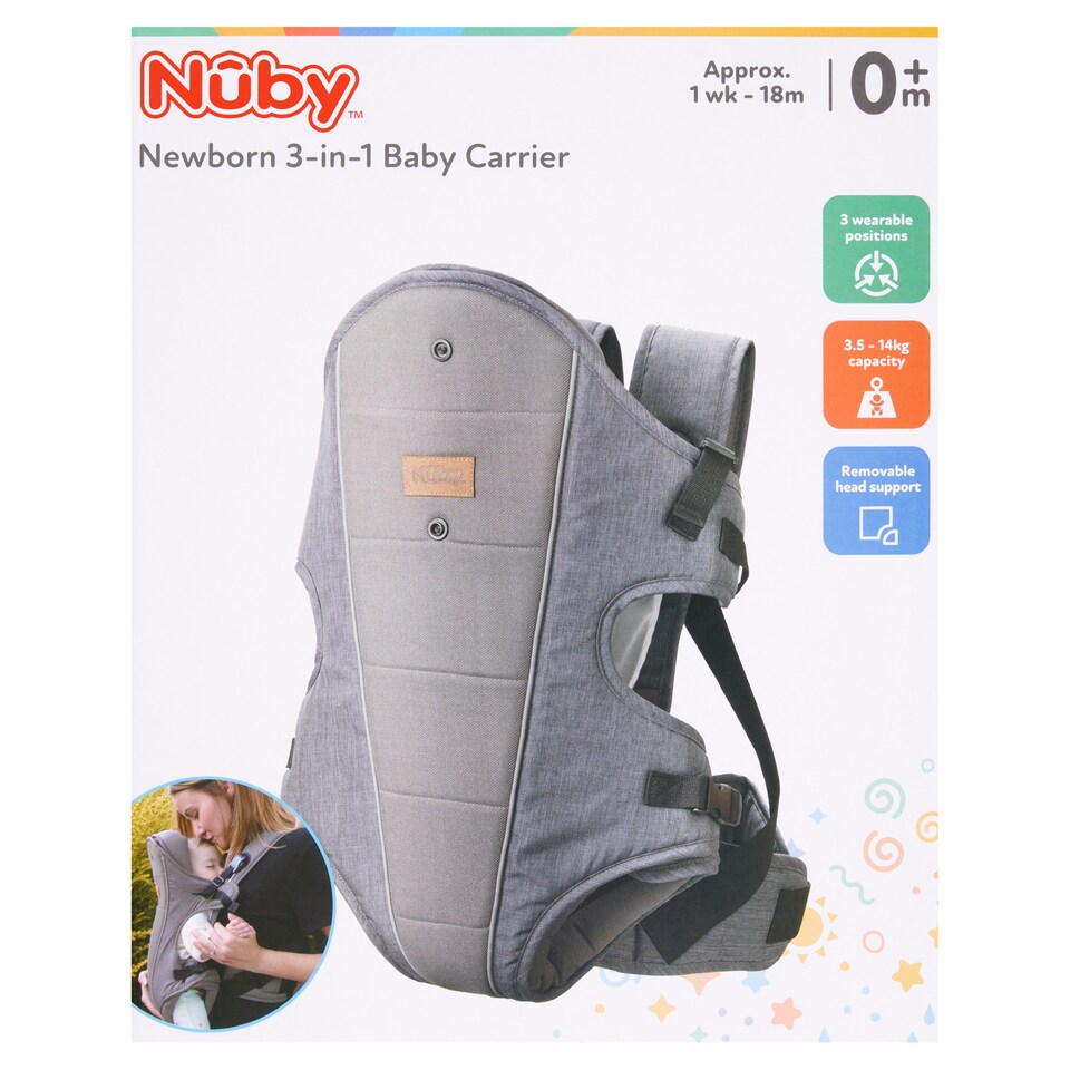 Nuby 3 In 1 Baby Carrier