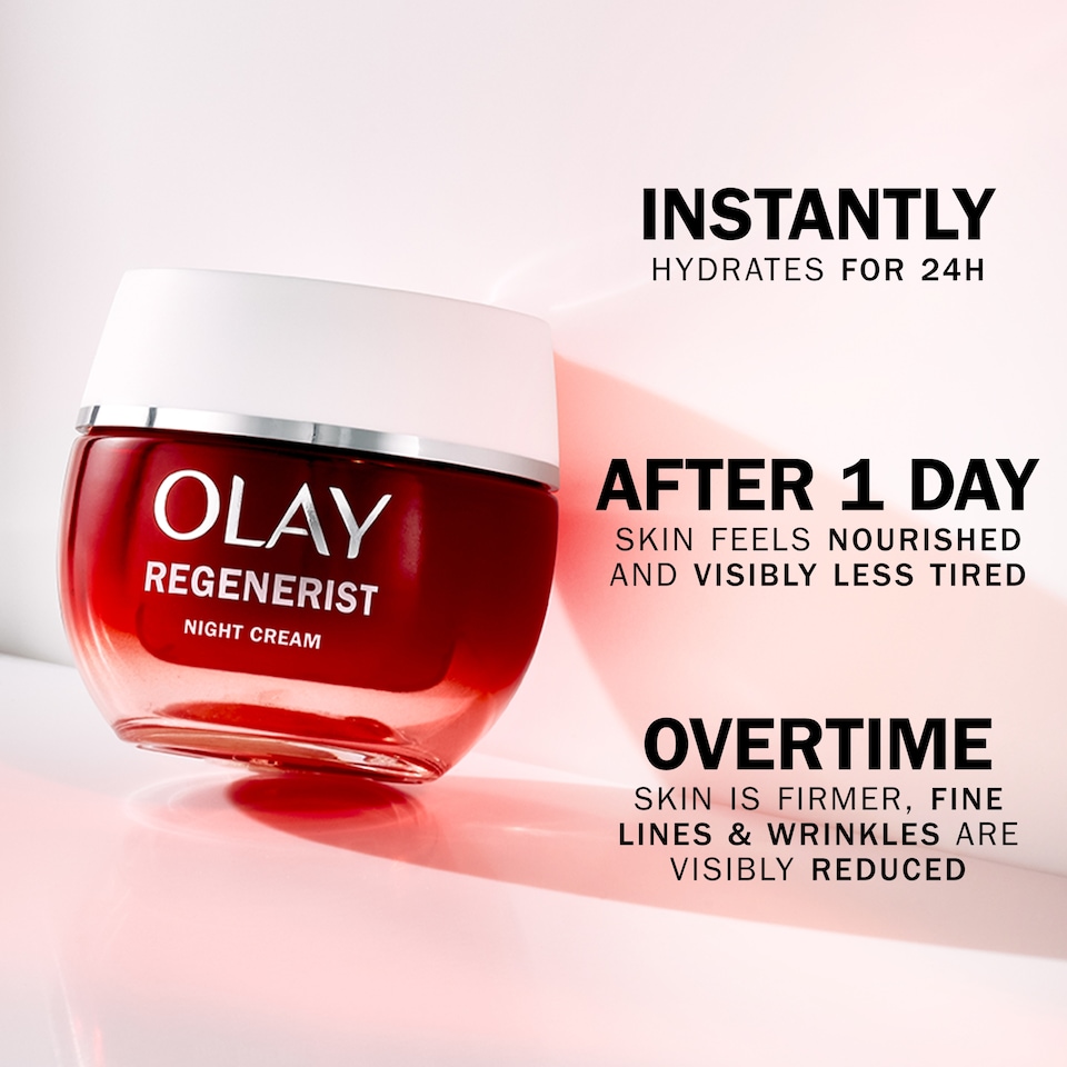 image 1 of Olay Regenerist Night Cream Moisturiser 50ml