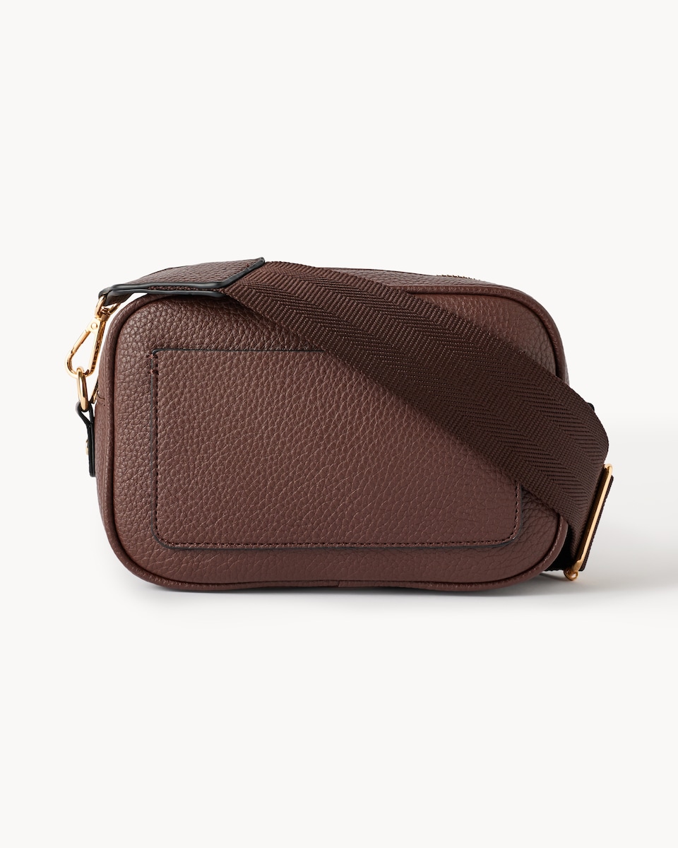 image 1 of SACHA Crossbody Bag in Chocolate