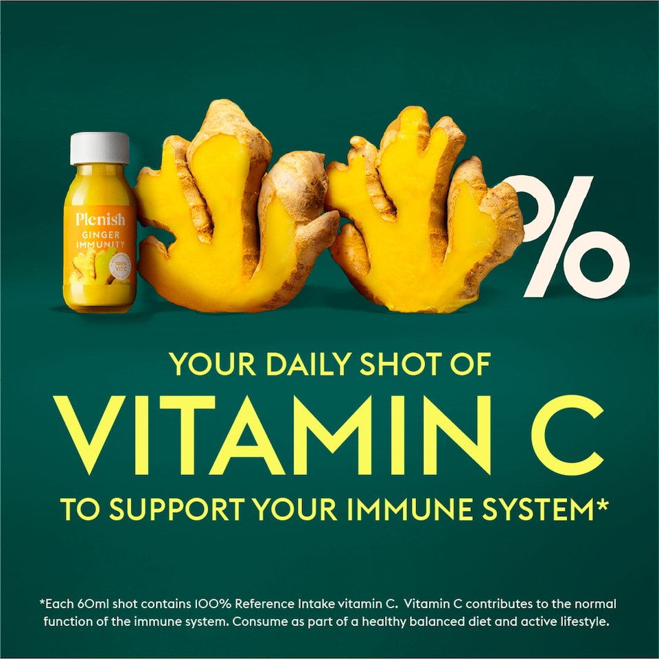 image 1 of Plenish Ginger Immunity Shot 60Ml