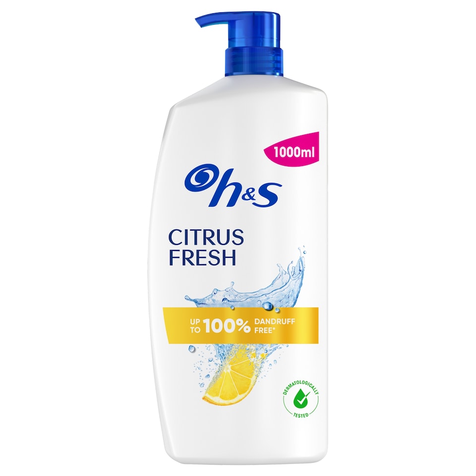 Obrázek 1 pro produkt Head & Shoulders Citrus Fresh Šampon proti Lupům Mastné Vlasy 800 ml, Pump. Každ. Použ