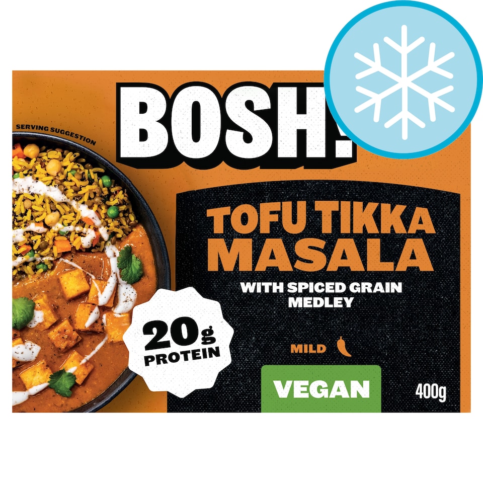 BOSH! Tofu Tikka Masala with Spice Grain Medley 400g