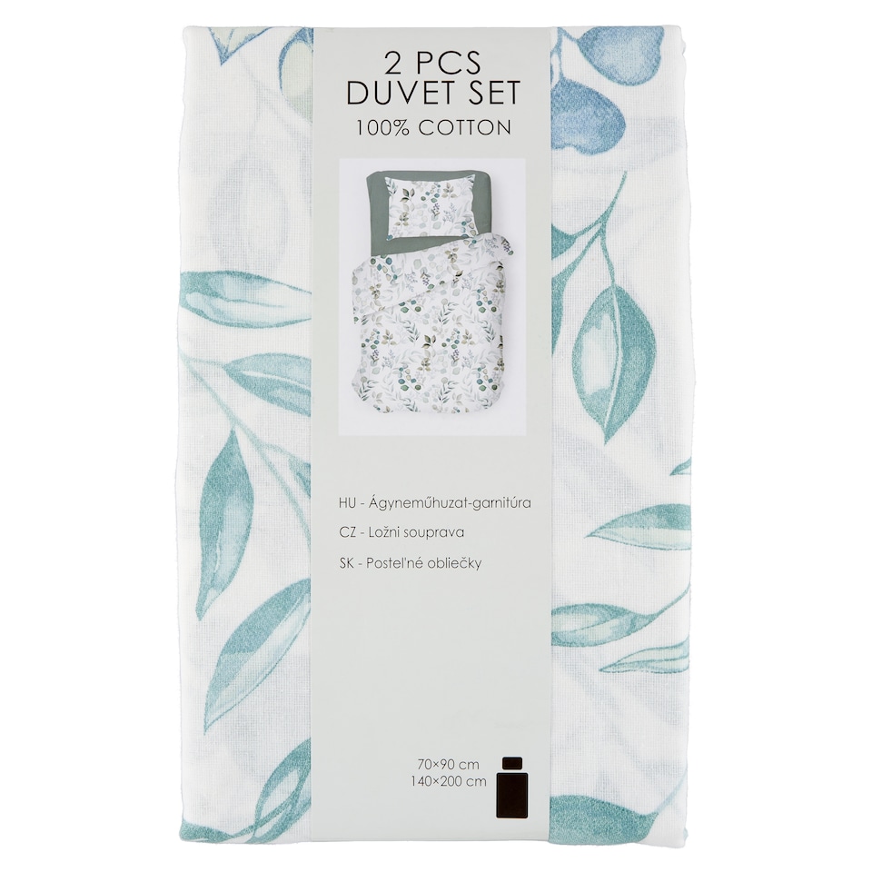 Watercolour Leaves ložní souprava 140 x 200 cm